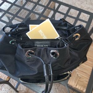 Michael Kors Black Backpack Purse